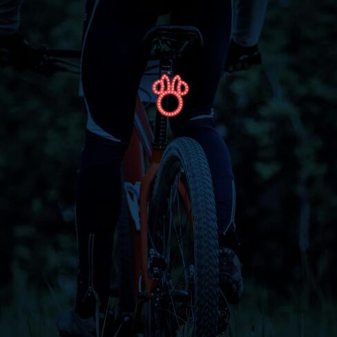 مصباح LED للدراجة/عربة الأطفال من ديزني ميكي ماوس - مقاوم للطقس IPX4 مع 6 أوضاع إضاءة - ملحقات دراجات ديزني للطرق/الكهربائية/ركوب الدراجات/الهجينة/الدراجات الجبلية والمزيد in Saudi Arabia