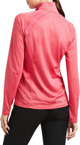 قميص ARIAT للسيدات Sun Stopper 2.0 Baselayer Party Punch Dot 10039358 in Saudi Arabia