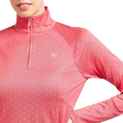 قميص ARIAT للسيدات Sun Stopper 2.0 Baselayer Party Punch Dot 10039358 in Saudi Arabia