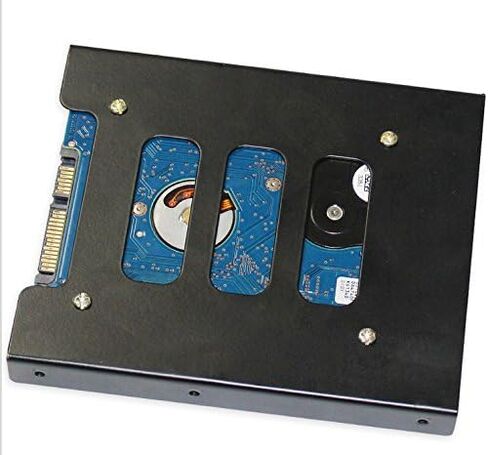 طقم تركيب SSD/HDD داخلي مقاس 2.5 بوصة إلى 3.5 بوصة، محول حامل معدني مع كابل SATA 3.0 (6 عبوات) in Saudi Arabia