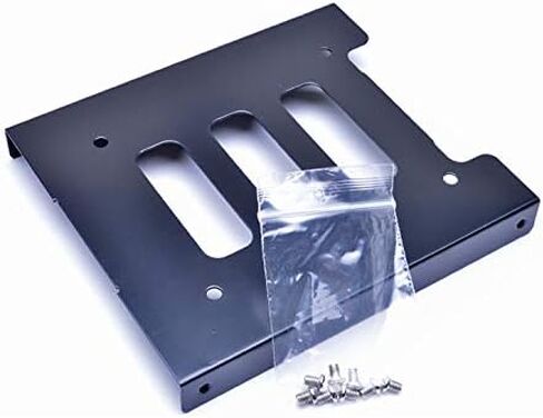 طقم تركيب SSD/HDD داخلي مقاس 2.5 بوصة إلى 3.5 بوصة، محول حامل معدني مع كابل SATA 3.0 (6 عبوات) in Kuwait