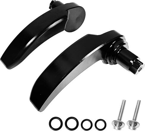 ملحقات Street Glide، مجموعة مزلاج السرج باللون الأسود اللامع، رافعة حقيبة السرج متوافقة مع Harley Davidson Touring Street Glide, Road King, FLHR FLHT FLHX FLHTK 2014-2023 مع حقائب صلبة in Kuwait