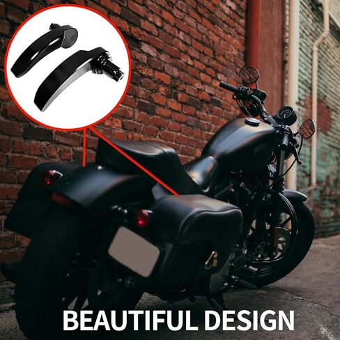 ملحقات Street Glide، مجموعة مزلاج السرج باللون الأسود اللامع، رافعة حقيبة السرج متوافقة مع Harley Davidson Touring Street Glide, Road King, FLHR FLHT FLHX FLHTK 2014-2023 مع حقائب صلبة in Kuwait