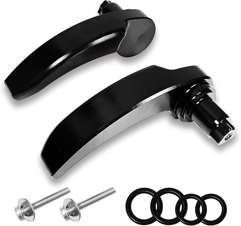 ملحقات Street Glide، مجموعة مزلاج السرج باللون الأسود اللامع، رافعة حقيبة السرج متوافقة مع Harley Davidson Touring Street Glide, Road King, FLHR FLHT FLHX FLHTK 2014-2023 مع حقائب صلبة in Kuwait