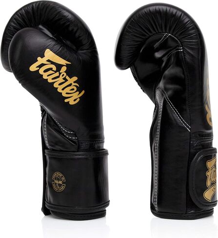قفازات التدريب Fairtex Glory - قفازات الفنون القتالية المختلطة والملاكمة الجلدية الفاخرة | مصنوعة يدويًا في تايلاند - بطانة إسفنجية ممتصة للصدمات | إغلاق الفيلكرو | مثالية للكيك بوكسينغ، والسباق، والمنافسة in Kuwait