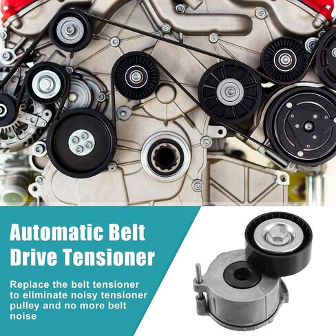 X AUTOHAUX Belt Tensioner Assembly 5751E9 9678210080 9656363380 for Peugeot Partner Tepee 1.6 Petrol MPV 2008-2020 for Citroen in Saudi Arabia