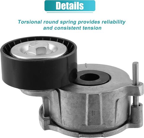 X AUTOHAUX Belt Tensioner Assembly 5751E9 9678210080 9656363380 for Peugeot Partner Tepee 1.6 Petrol MPV 2008-2020 for Citroen in Saudi Arabia