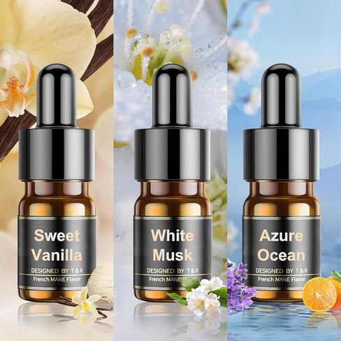 Ceeniu Essential Oils Set - F21 Essential Oils Refill for Car Diffuser - Can be Used for 3 Months - 12ml（3pack） in Saudi Arabia