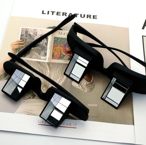 Lazy Glasses Laying Down for Reading Watching TV Mobile,90 Degree Prism Glasses Release Neck in Saudi Arabia