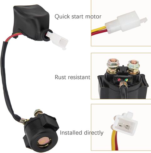 Gy6 كاتب الملف اللولبي التتابع ل 50cc 70cc 90cc 100cc 110cc 125cc 150cc 250cc 4-السكتة الدماغية محرك TaoTao ATV الترابية دراجة الذهاب كارت سكوتر Coolster Dne Buggys رباعية 4 عجلات in Saudi Arabia