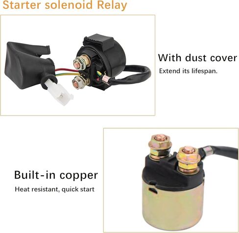 Gy6 كاتب الملف اللولبي التتابع ل 50cc 70cc 90cc 100cc 110cc 125cc 150cc 250cc 4-السكتة الدماغية محرك TaoTao ATV الترابية دراجة الذهاب كارت سكوتر Coolster Dne Buggys رباعية 4 عجلات in Saudi Arabia