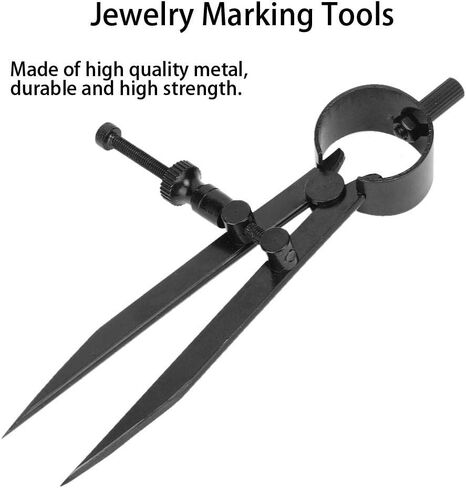 Fine Point Divider, Fine Point Divider Jewelry Marking Tool, dividers Tool for Jewelry Repair Engraving Tools(Small) in Saudi Arabia