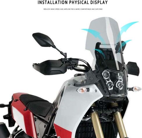 ملحقات الدراجة النارية TENERE 700 XTZ 700 2018-2022 منحرف الزجاج الأمامي in Saudi Arabia