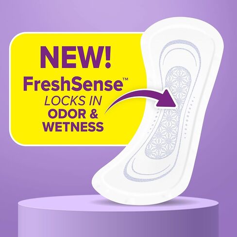 Poise Daily Microliners، بطانات داخلية لسلس البول، قطرة واحدة خفيفة الامتصاص، طويلة، 50 قطعة من الفوط الداخلية، قد تختلف التعبئة in Kuwait