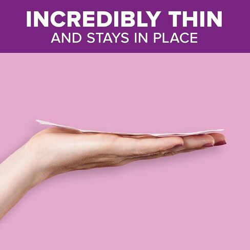 Poise Daily Microliners، بطانات داخلية لسلس البول، قطرة واحدة خفيفة الامتصاص، طويلة، 50 قطعة من الفوط الداخلية، قد تختلف التعبئة in Kuwait