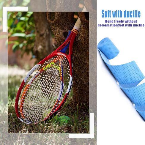 مضرب قبضة الشريط مضرب التنس شريط قبضة مكافحة زلة التنس Overgrip 6 قطعة الاسكواش مضرب كرة الريشة المضادة للانزلاق والعرق ماصة قبضة US115 in Kuwait