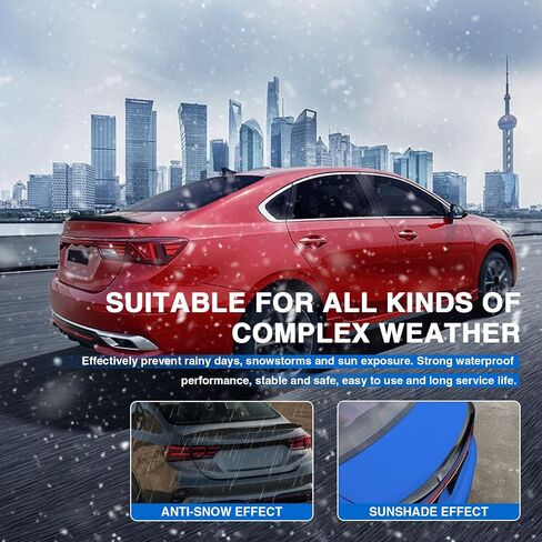 MotorFansClub Rear Spoiler Fit for Kia Forte K3 2019 2020 2021 2022 2023 Trunk Wing Glossy Black in Saudi Arabia