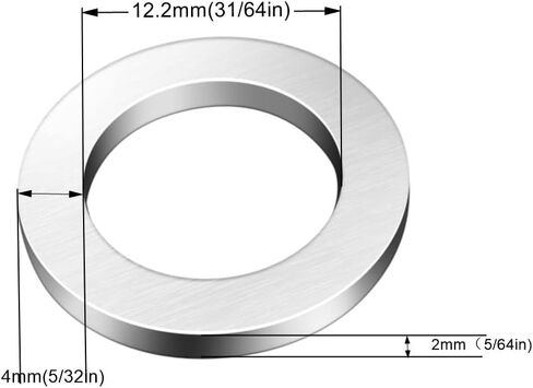 M12 12.2mm id الألومنيوم النفط سحق غسالة استنزاف المكونات جوانات لهوندا GCV160 GCV190 Gx340 Gx390 11 13 حصان بطل المفترس 389 390 420 439 459 cc 94109-12000 in Kuwait