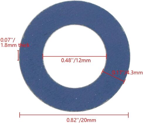 XtremeAmazing Set of 20 Engine Oil Drain Plug Gasket Crush Washers 90430-12031 in Saudi Arabia