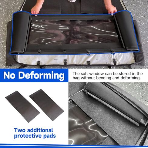 حقيبة تخزين النوافذ العلوية الناعمة لملحقات فورد برونكو 2021 2022 2023 2024 4 أبواب تمنع الخدش والانحناء in Kuwait