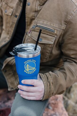 Simple Modern Officially Licensed NBA Tumbler with Flip Lid and Straw Insulated Stainless Steel Cup | Cruiser Collection | 30oz in Saudi Arabia