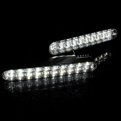 ضوء النهار الجري LED، 2X 30 LED للسيارة 12 فولت تيار مستمر ضوء النهار الجري DRL مصباح ضوء النهار للقيادة + إشارة الانعطاف in Saudi Arabia
