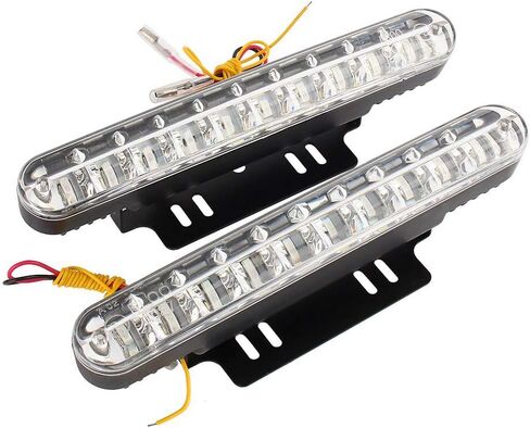 ضوء النهار الجري LED، 2X 30 LED للسيارة 12 فولت تيار مستمر ضوء النهار الجري DRL مصباح ضوء النهار للقيادة + إشارة الانعطاف in Saudi Arabia