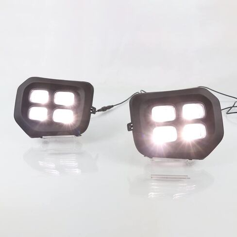 LED DRL for Toyota Tacoma SR SR5 2016 2017 2018 2019 2020 Daytime Running Light Fog Lamp Bezel with Turn Signal in Saudi Arabia
