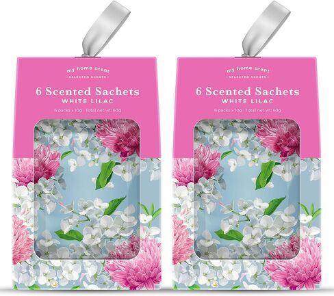 Scented Sachet Variety Pack - Violet, White Lilac, Rose (Variety Set, 18 Pack) in Saudi Arabia