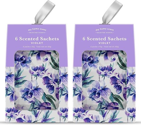 Scented Sachet Variety Pack - Violet, White Lilac, Rose (Variety Set, 18 Pack) in Saudi Arabia