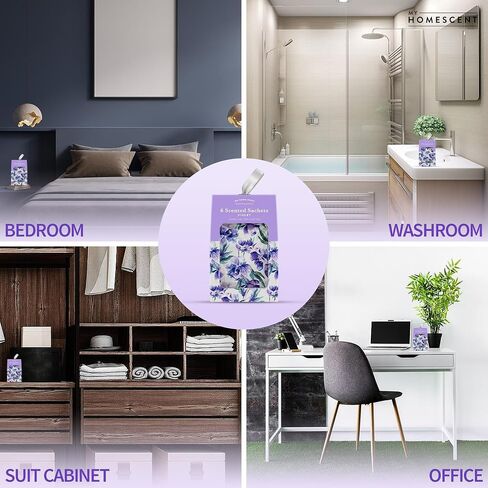 Scented Sachet Variety Pack - Violet, White Lilac, Rose (Variety Set, 18 Pack) in Saudi Arabia