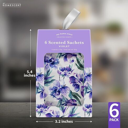 Scented Sachet Variety Pack - Violet, White Lilac, Rose (Variety Set, 18 Pack) in Saudi Arabia