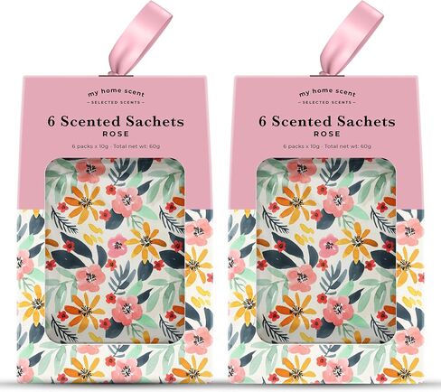 Scented Sachet Variety Pack - Violet, White Lilac, Rose (Variety Set, 18 Pack) in Saudi Arabia