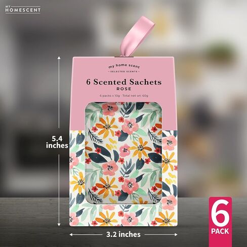 Scented Sachet Variety Pack - Violet, White Lilac, Rose (Variety Set, 18 Pack) in Saudi Arabia