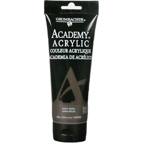 Grumbacher Academy Acrylic Paint, 150ml/5.07 oz Metal Tube, Titanium White (C21211)