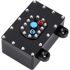 CNC RC Fuel Cell Receiver Box Simulated Fuel Tank for 1/10 Scale SCX10 Axial Capra RC4WD Rock Crawler Upgrades (Black