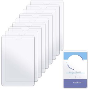 10 PCS New Medicare Card Holder Suges ، 12 MIL CLAY PVC PLASTANT PLASTIVE in Kuwait