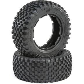 LOSI 1/5 الأمامي/الخلفي 4.75 مجموعة العجلات والخرق ، سداسي 24 مم ، رمادي (2): 5ive-T 2.0 ، LOS45023