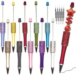 10pcs DIY Abelable Abels ، 10 أقلام من البلاستيك قلم القلم Core DIY Make Hight Kids طلاب مكتبات School Schools School Points Black Ink Point