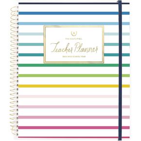 AT-A-GLANCE Planner 2025-2026 Academic, Simplified by Emily Ley, Weekly & Monthly, 8-1/2" x 11", Large, Floral (EL43-905A)