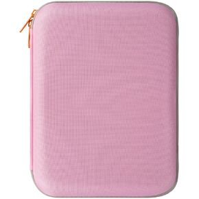 Card travel Case Compatible for Yoto mini Card Case, Soft Portable Folder with Zipper & 160 Pockets for Player. Binder Sleeve Holder for Travel (Pink)