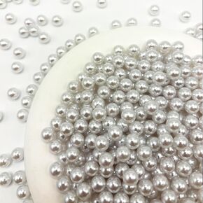 Crafts No Hole Pearls, 1200pcs Colorful Pearls for Crafting, 3mm Pearls Beads for DIY, Table Scatter, Home Wedding, Birthday Party, Home Decorat, Wedding, Birthday Party