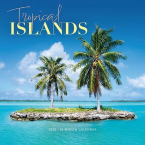 Carousel Calendars, Tropical Islands Special Value 2025 Wall Calendar
