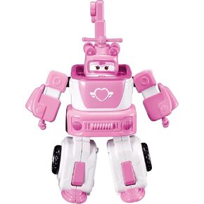 Super Wings - 7" Transforming 4-Pack - Jett, Donnie, Paul, and Astra | Airplane Toys Mini Figures Playset | Fun Preschool Toy Plane for 3 4 5 Year Old Boys and Girls | Birthday Gifts for Kids