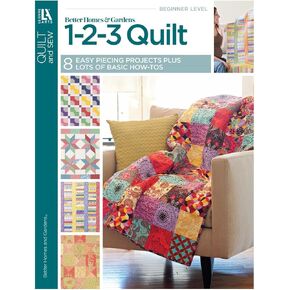 Leisure Arts Bhg 1-2-3 Quilt Quilting Book, Quilting Books, Quilt Books, Patterns for Quilting, Patterns, Books and Patterns, Pattern Books