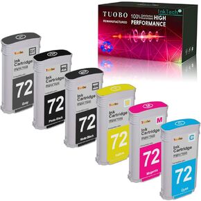 72 استبدال خرطوشة الحبر المتوافقة لـ HP 72 خرطوشة الحبر 130 مل للتصميم T770 T790 T795 T610 T620 T1120 T1200 T1300 T2300 (MK/PK/G/M/Y) ، HP72XL-11111