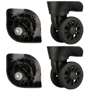 (DL-W170#) Mute Connected Spinner Wheels for Replacement Luggage Wheels Wear Silent Draw bar Box DIY (4 pcs/Set)