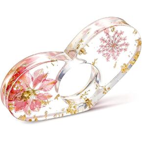 Pink Thumb Bookmark Decorative Clear Handmade Personalized Book Page Holder Practical Book Accessories