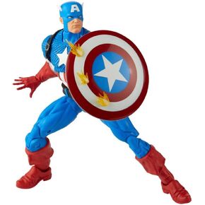 Marvel Legends Series 20th Anniversary Series 1 Captain America 15 cm Collectable Action Figure with 14 Accessories