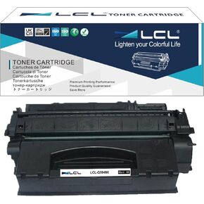 LCL Compatible Toner Cartridge Replacement for HP 49X Q5949X 6000 Page 1320 1320N 1320TN 3390MFP 3392MFP 1320nw 1320t 3390 3392 (1-Pack Black)